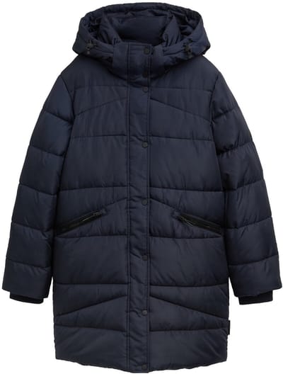 Tom Tailor Denim - Pufferjas met afneembare capuchon - Maat XS - Sky Captain Blue