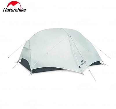 Cherrys Finds - Tent - Kampeertent - 2 Persoons Tent - Ultralichtgewicht Tent - Waterdichte Trekkerstent & Kampeer Tent - 4 Seizoenen Tent - Grijs