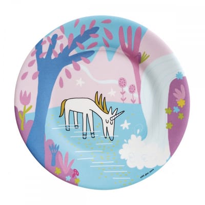 Eenhoorn bordje 20 cm waterval
