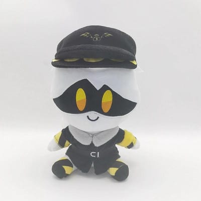 25CM MOORDDRONES Pluche Speelgoed Schattige Zachte Pop Cartoon Animatie Cadeau voor Kinderen Jongens Kerstcadeau gray