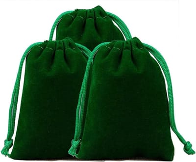 Grote Set van 10 Fluwelen Tassen 30 x 40 cm voor Trouwen, Feest en Cadeaus met Trekkoord
