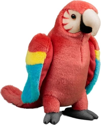 Animigos World Of Nature Eco Knuffel Rode Ara 26 cm
