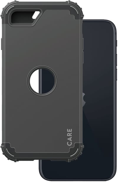 PanzerGlass CARE™ by ® Case Black FORCE iPhone SE (2020, 2022) mobiele telefoon behuizingen Hoes Zwart