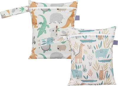 Waterdichte Luiertas en Natte Opbergtas voor Luiers, Kleding en Toiletartikelen