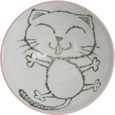 Roze kinder Kom - Kawaii Cat - 11.5 x 6cm 250ml