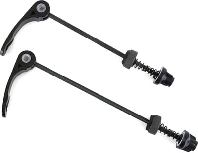 TOVBMUP Fiets snelspanset - tweedelige set - snelvergrendeling - antidiefstal - geschikt voor racefietsen/mountainbikes - 12 cm en 15 cm