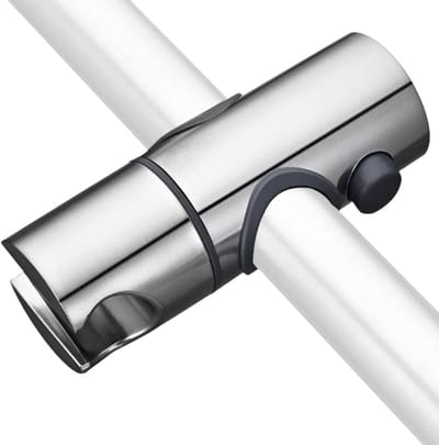 Verstelbare Douchehouder voor Douchestang, RVS 304, 360 Graden Rotatie, Universele Douchekop Bevestiging, Geschikt voor 25 mm Diameter