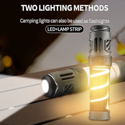 LED-kampeerlamp met muggenwerende werking, zaklamp voor buiten, multifunctionele kampeerlamp, kampeerlamp op statief