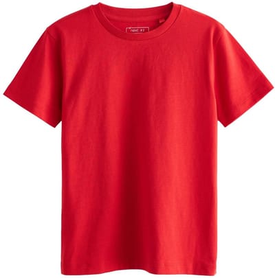 Next - Jongens - T-shirt met korte mouwen standaard pasvorm - Rood