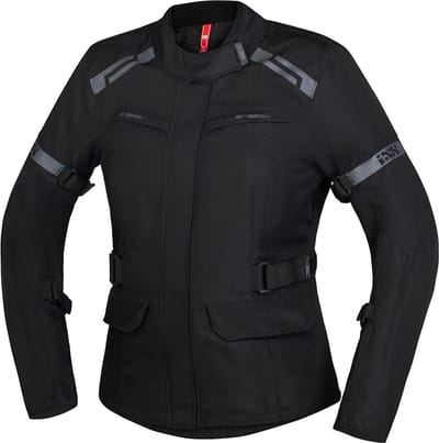 IXS Evans-ST 2.0 Waterdichte Dames Touring Zwart Textiele Motorjas - Jas