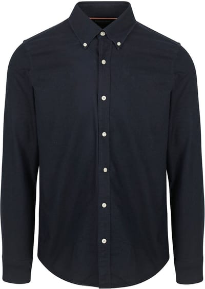 Steppin' Out Overhemd Oxford Donkerblauw (navy) - Maat S - Heren - Casual Shirt