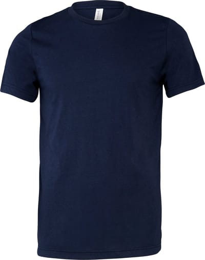 Bella+Canvas Unisex Triblend Crew Neck T-Shirt CV3413 - Solid Navy Triblend - S