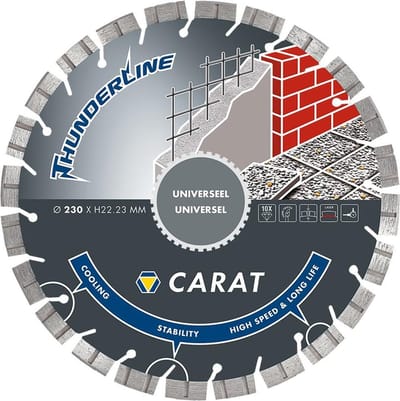 Carat Diamantzaag voor universeel gebruik Thunderline 125x22,23mm