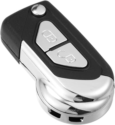Vervangende Sleutelbehuizing met 2 Sleutels en Afstandsbediening voor Citroen DS3 en DS4, Geschikt voor 2009-2020 en 2011-2018, Sleutelaccessoires en Autoonderdelen