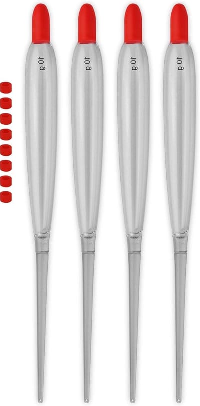 Loopdobbers Visgerei - Dobbers Set - Vissen op Roofvis - 2-in-1 Functie - 10 gram - Transparant