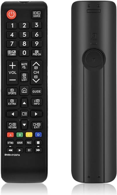 SnelShoppen - Vervangende Afstandsbediening voor TV UE65KU6070 UE65KU6400 UE65KU6079 | Duurzaam ABS Materiaal | Tot 10 Meter Bereik | Ideaal als Origi