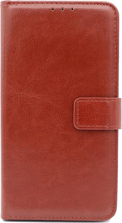 HB Hoesje Geschikt voor Nokia 9 PureView - Bruin - Portemonnee Book Case met Pasjeshouder en Magneetlipje