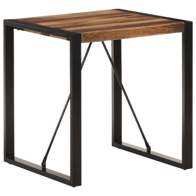 vidaXL - Eettafel - 70x70x75 - cm - massief - acaciahout