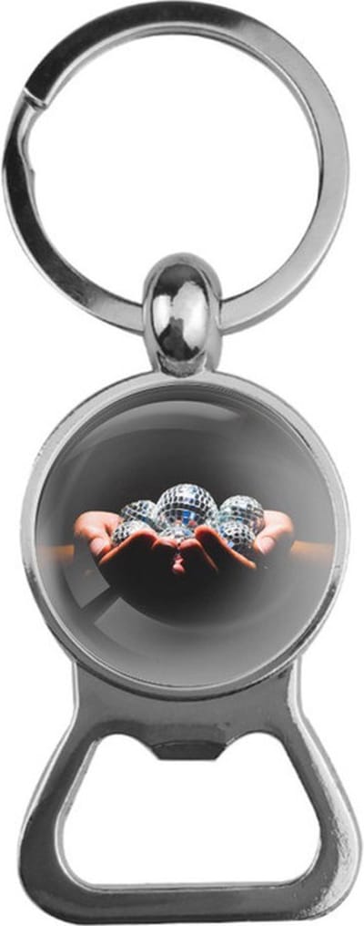 Bieropener Glas - Hand Met Glazen Bollen