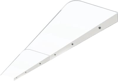 Deurluifel - Regenscherm Raam - Bescherming Buiten - Geluidsisolerend Polycarbonaat - 150 cm - Transparant