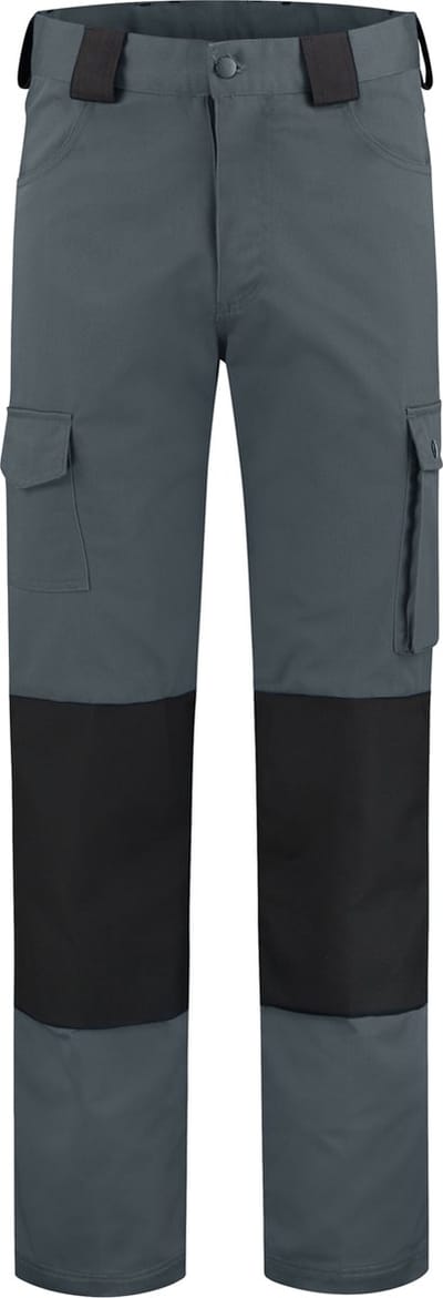 Top Rock Werkbroek WBC6040-006 katoen/poly - Grijs/Zwart - 48