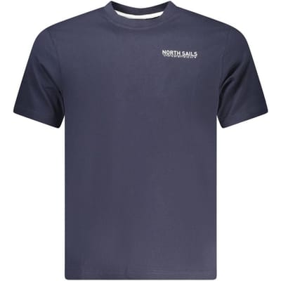 North Sails Blauwe Katoenen Heren T-Shirt