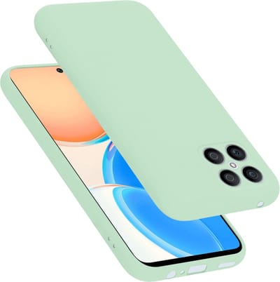 Cadorabo Hoesje geschikt voor Honor X8 in LIQUID LICHT GROEN - Beschermhoes gemaakt van flexibel TPU silicone Case Cover