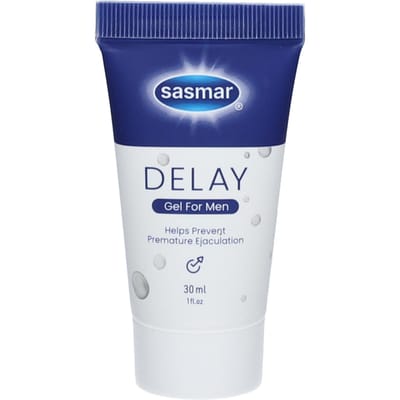 Sasmar Vertragingsgel voor Mannen – Waterbasis Glijmiddel – Langdurig Genot, Controle & Uithoudingsvermogen – 30 ml