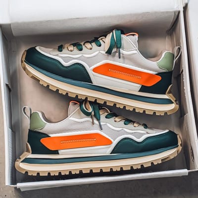 Zomer Heren Sportschoenen, Casual Schoenen, Mode Outdoor Sportschoenen, Tennis, Leren Hardloopschoenen Ademende Herenschoenen 44 black