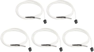 Cosensi- Temperatuursensor - 5-delige set - Thermistorsensor - Roestvrij staal - Temperatuurmeting - Nauwkeurigheid ± 1% - Temperatuursensoren