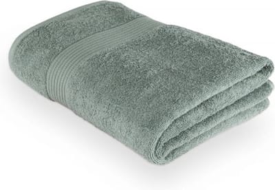 Tiseco Home Studio - Douchelaken EDEN - 100% bio katoen - 500 g/m2 - met ophanglus - bio katoen - superzacht en zeer absorberend - 100x150 cm - Groen