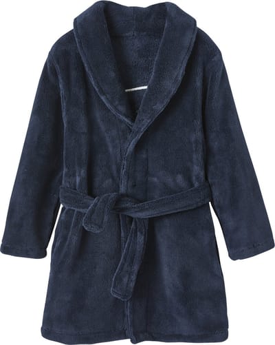 Vertbaudet Badjas - jongen - fleece - lange mouw - geborduurde beer