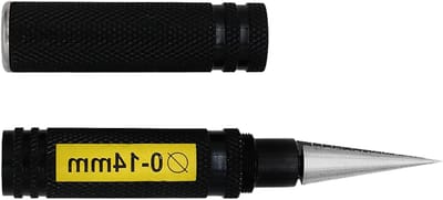 Gegradueerde gat-expander voor kunststof platen - Precisie handmatig modelgatexpander - Schaalmodel vliegtuigen en auto's - 0-14 mm opening.