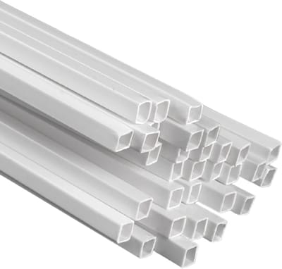 Plastic Buizen - Vierkante Staven - Modelbouw Projecten - Duurzaam ABS Materiaal - 500 mm Lengte - Wit