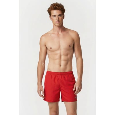 Arena Fundamentals Boxer Red-white Maat: XXL | Zwembroeken Outlet | Heren | Wit
