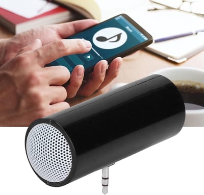 Mini Luidspreker - Draagbare Speaker - Muziek Luisteren - Direct Plug-in - Compact Formaat - Zwart
