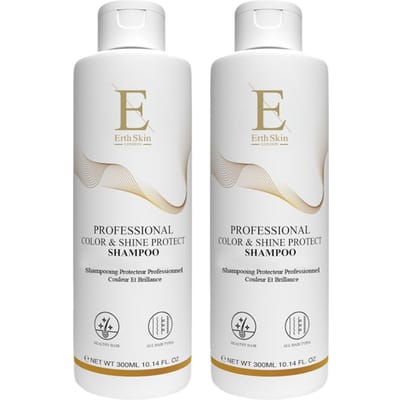ErthSkin London 2 x Professionele Kleur- & Glansbeschermende Shampoo 300 ml
