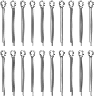 Dailygoods- Remblokken - 20 stuks - Roestvrij Staal - Bevestigingsclips - Geschikt voor Shimano/Tektro - Duurzaam en Sterk - Rempennen