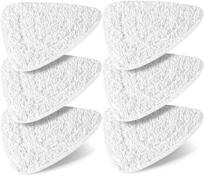 TOVBMUP 6 Stuks Stoomreinigerdoeken - Vervangende Reinigingshoezen voor Vileda Steam en Vileda Steam PLUS - Geschikt voor Vileda Bodenwissers - Wasbaar in de Wasmachine - Microvezel - 31,5x23,5cm