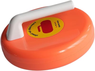 Bureauschaatsen Set - Spel Pucks - Indoor Spel - Stevige Constructie - 11 cm - Oranje