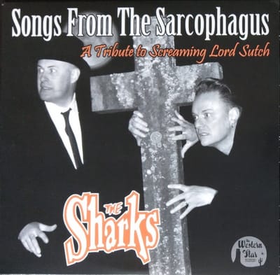 Sharks - Songs From The Sarcophagus (Tribute To Screaming Lord Sutch) (10" LP) (Limited Edition) (Coloured Vinyl)