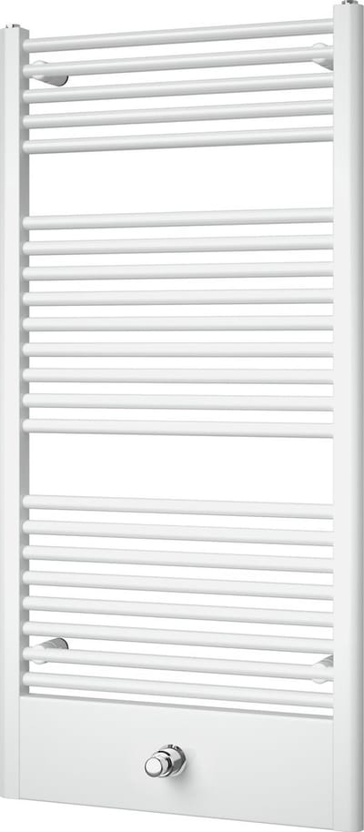 Plieger Lucca Designradiator – Handdoekradiator – 77.5 cm x 60 cm – 415 Watt – Wit