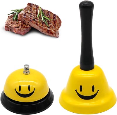 Set van 2 Draadloze Tafelbellen voor Hotel, Bar en Receptie
