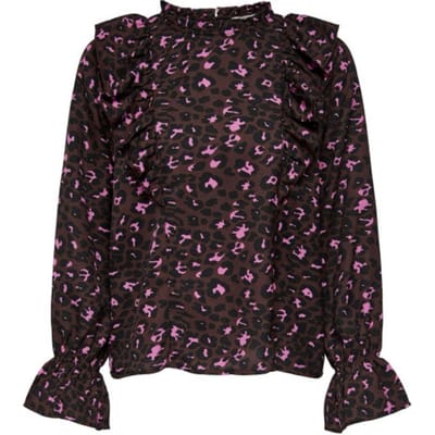 Only Blouse Onlrylee Life L/s Frill Top Ptm 15275599 Rose Violet Dames Maat - M