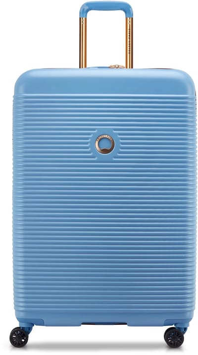 Delsey Freestyle 76 cm Grote Harde Reiskoffer – 104 Liter – SECURITECH® Rits – TSA Slot – 4 Dubbele Wielen - Sky Blue