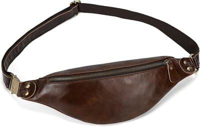 Retro leren schoudertas voor heren, casual messenger tas, vintage handtas, kleine schoudertas, stijlvolle business tas, 1033 Coffee