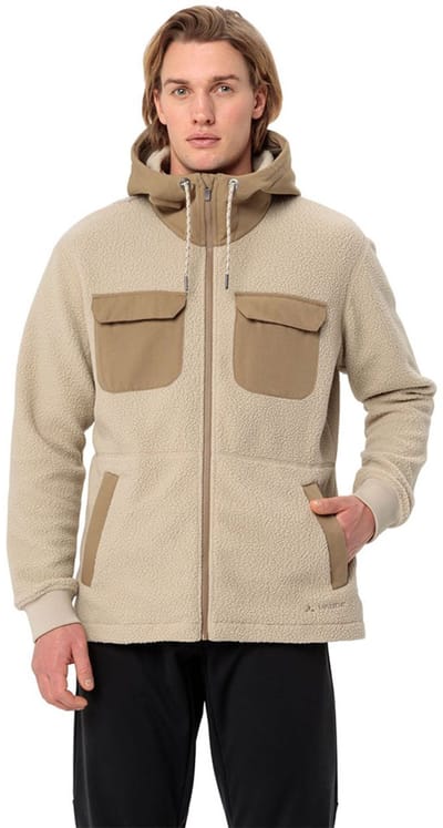 Vaude Manukau Iii Fleece Met Volledige Rits Beige XL Man
