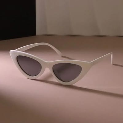 Conduite Qualité Supérieure Pour Lunettes de Soleil Rétro Oeil de Chat Féminines Style Rétro Minimaliste Élégant Lunettes Féminines Masculines Other