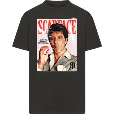 Oversized T-shirt Merchcode Scarface Magazine Cover