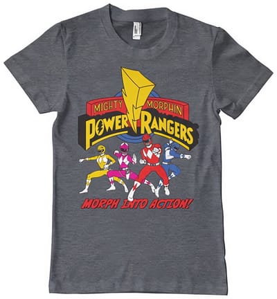 Power Rangers Morph Into Action -T-shirt